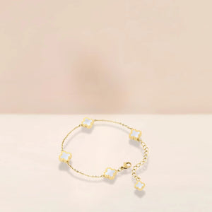 Bracelet Mini Gold white
