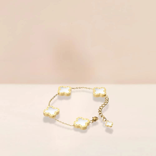 Bracelet Gold White