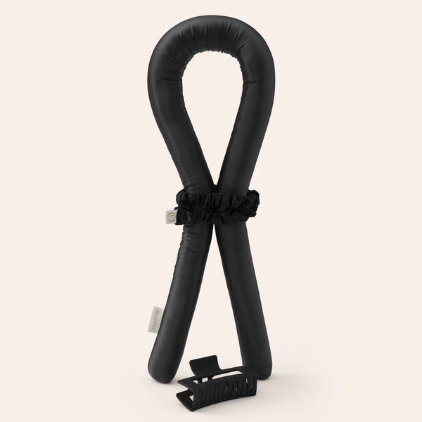 Heatless Curls in Mulberry Silk