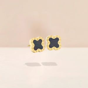 Earrings Mini Gold Grey