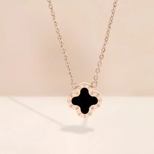 Necklace Mini Rosegold Black