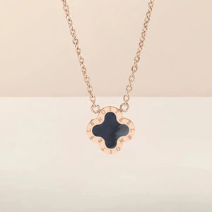 Necklace Mini Rosegold Grey