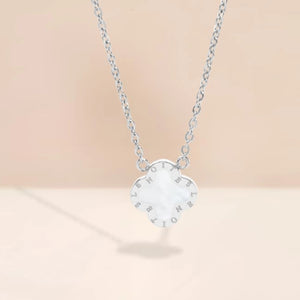 Necklace Mini Silver White