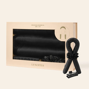 Heatless Curls in Mulberry Silk