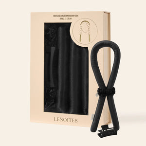 Heatless Curls in Mulberry Silk