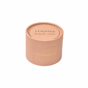 Pure Premium Organic Reusable Rounds by Lenoites, featuring a peach-colored container with the brand logo, displayed against a white background.