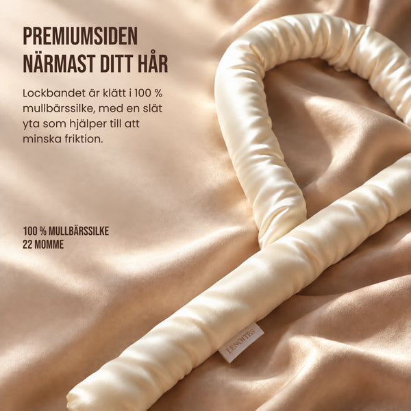 Heatless Curls in Mulberry Silk