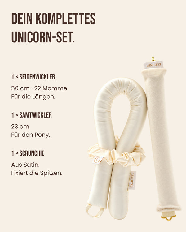 Hitzefreie Locken Einhorn
