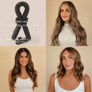 Heatless Curls in Mulberry Silk